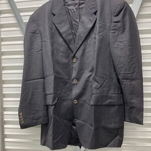 Adolfo Black Sport Coat Classic Blazer